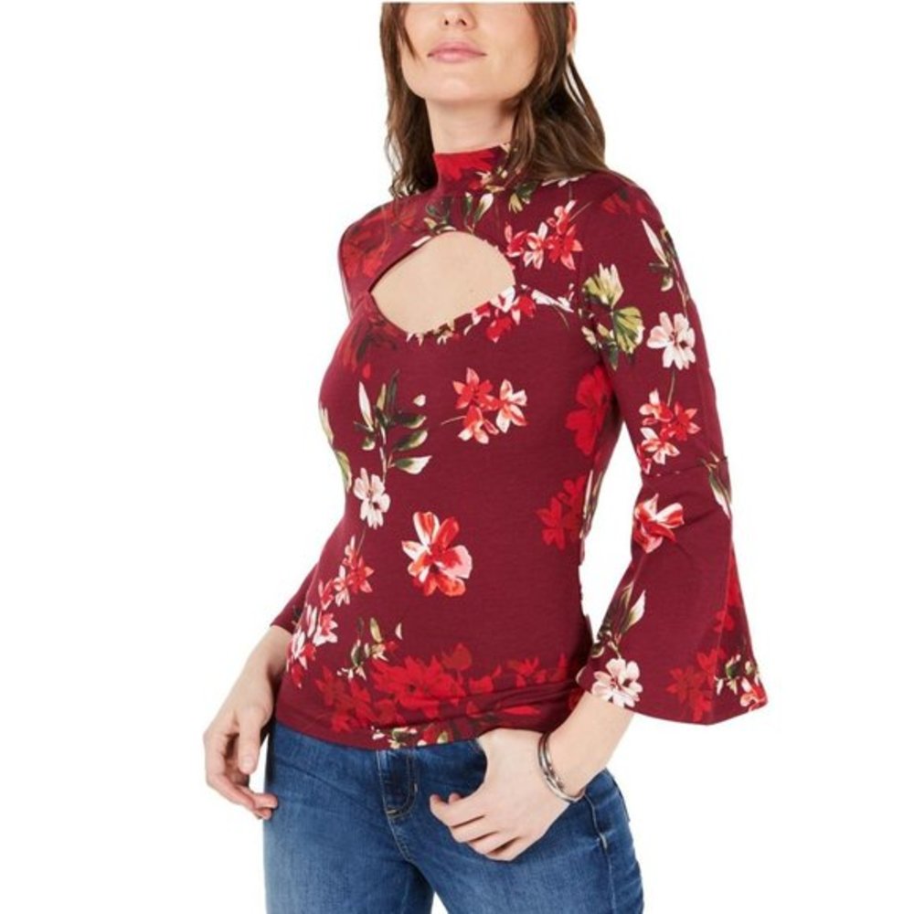 Guess Lilou Modal Blend Cotton Pullover Top. XS, S